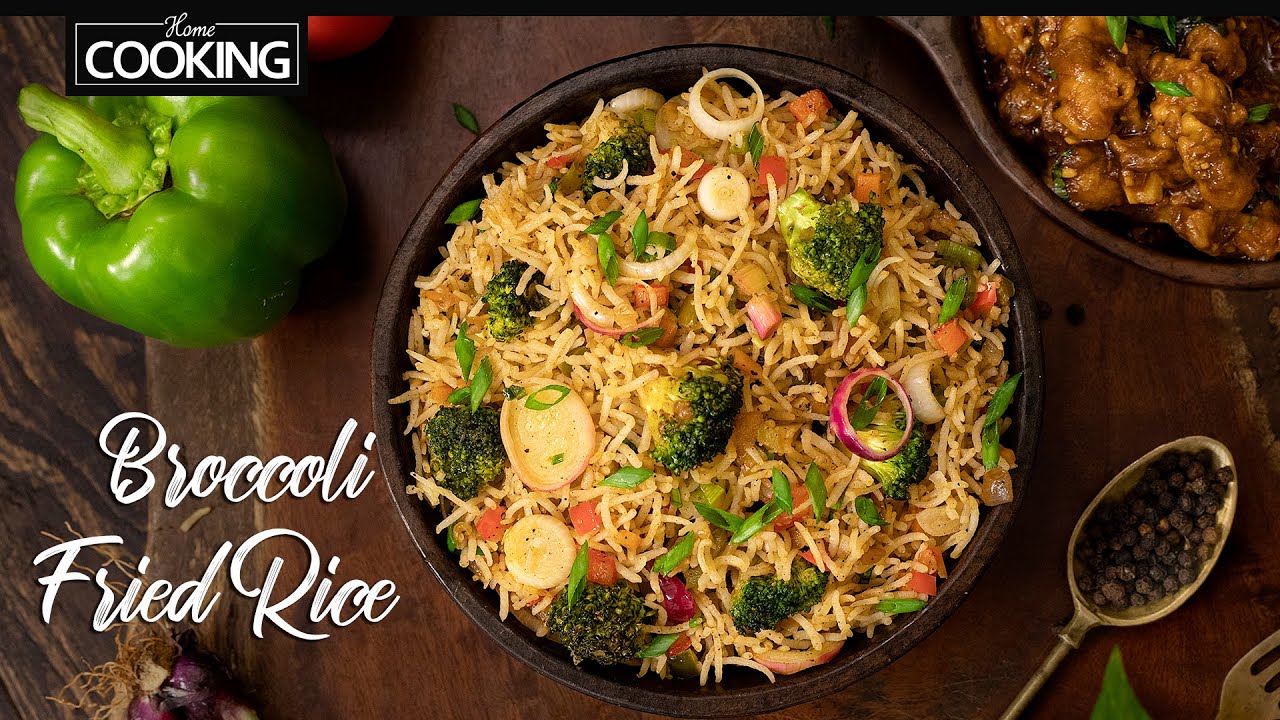 Broccoli Fried Rice Vegetable Fried Rice Recipe Delicious and