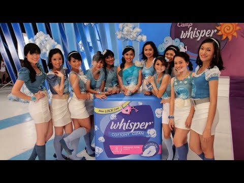 Whisper Cottony Blue Club TVC 2011 Kathryn Bernardo