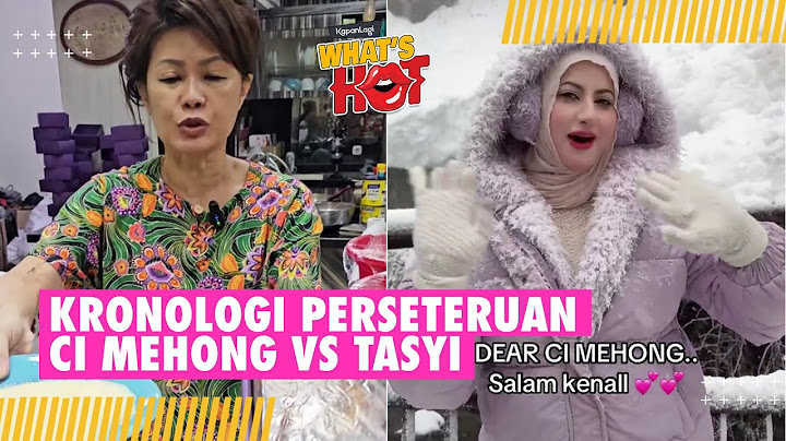 Kronologi Perseteruan Cik Mehong & Tasyi Athasyia, Berawal Dari Review Bika Ambon - Sentil Soal Ini