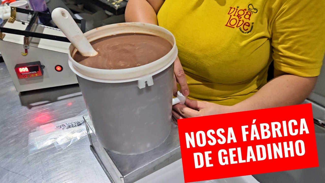 PRODUÇÃO DE GELADINHO CASEIRO
