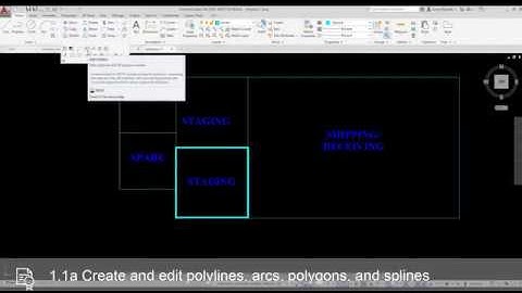 Create and work with polylines Part 1 (AutoCAD) Credits : Coursera