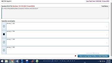 MGT211 Quiz 1 2020 solved