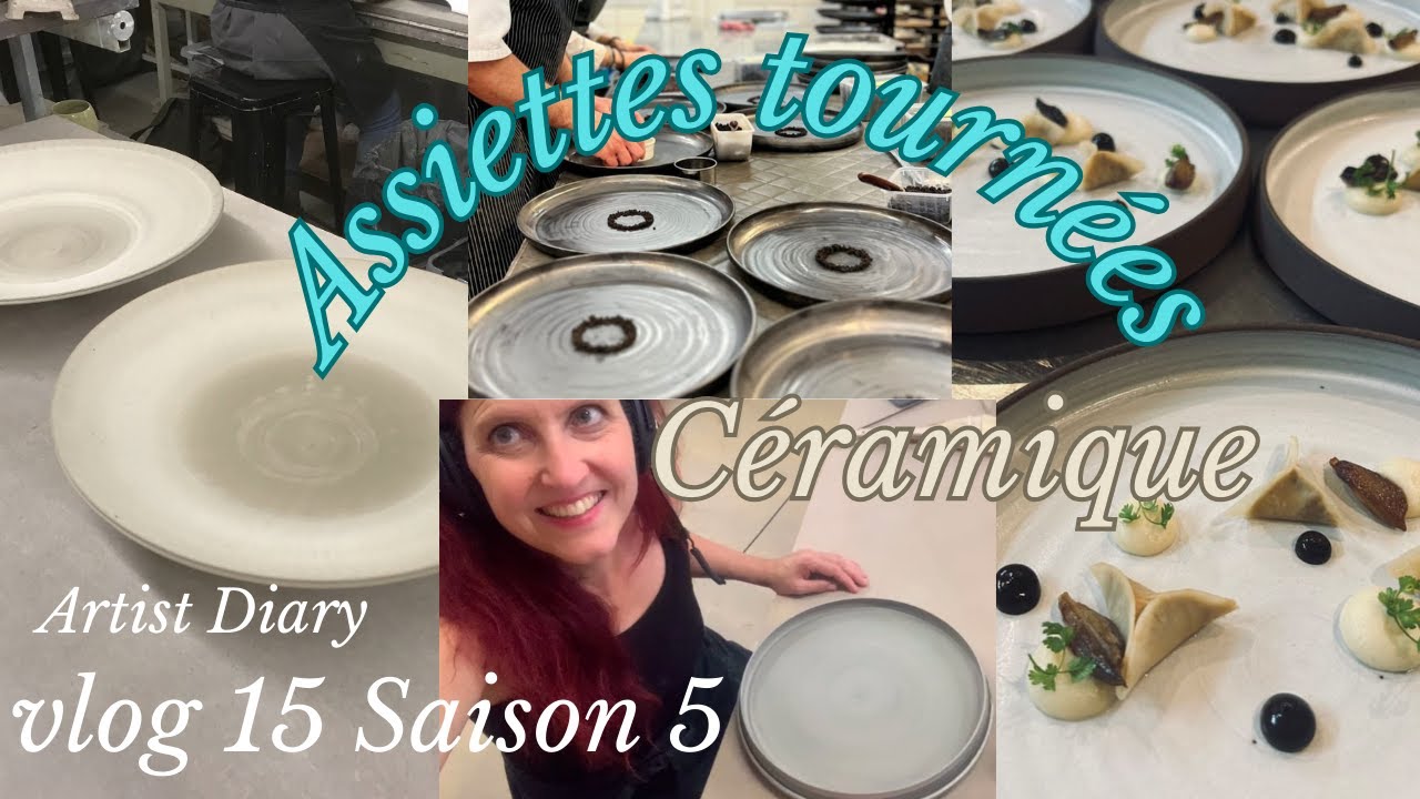 Tourner des assiettes à marli (Vlog 16 Saison 5)