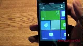 How To Get Windows 8 Metro UI on Your iPhone Using Metroon screenshot 2