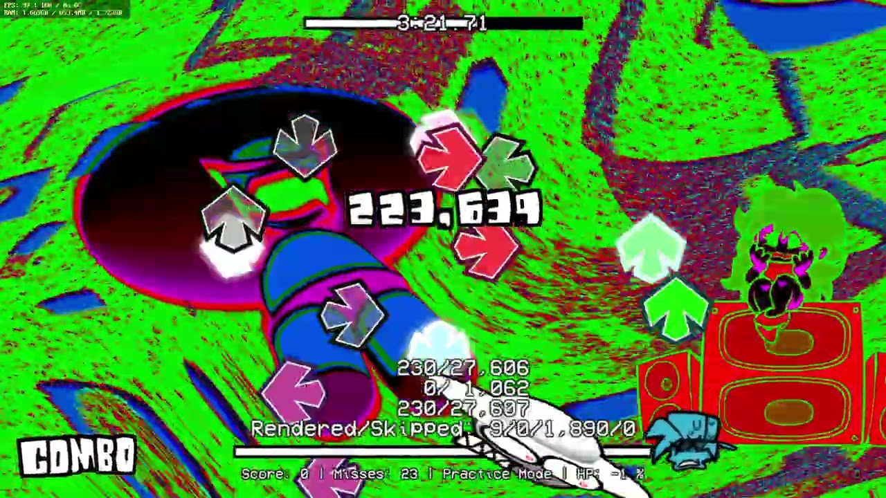 FNF - Taimuresu Overkill Mode But I Played It (Remake) (More Spammable Inputs Enabled)