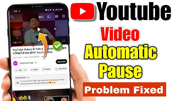 How to fix youtube play button not working | Youtube video pause problem | Youtube video pause