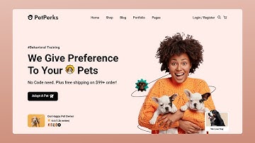 Build a Responsive Pet Store Website Using HTML & CSS | Step-by-step Tutorial