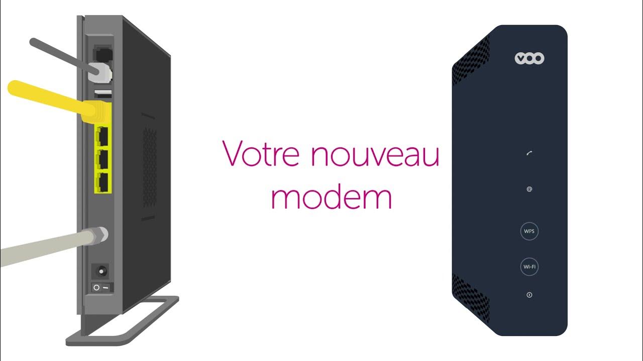 Guide d'installation de votre nouveau modem YouTube