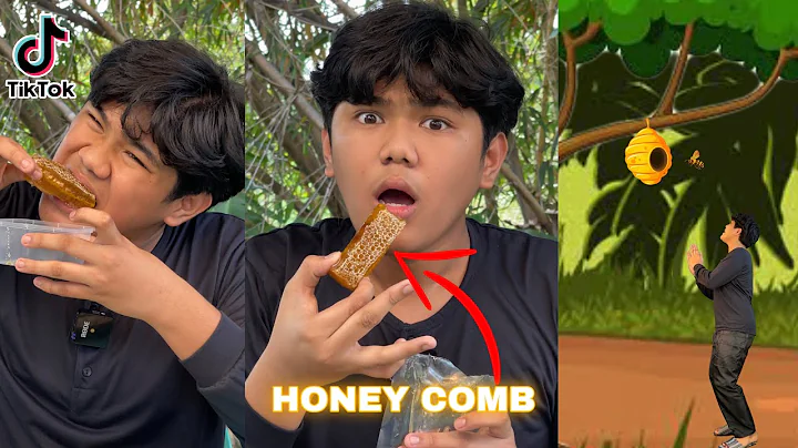 HONEYCOMB(TIKTOK WEIRD FOOD)GRABE NAKAKAIN PALA TO...