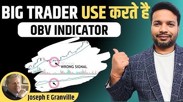 Perfect early entry and exit with (on balance volume) - OBV indicator in stock market