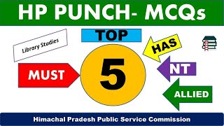 HP PUNCH- MCQs || Part-6 || HPAS, NT & Allied