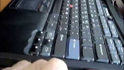 IBM ThinkPad R40 -- Fixing The Black-Out LCD Screen