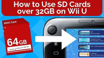 SD-kaarten van meer dan 32 GB gebruiken op de Wii U