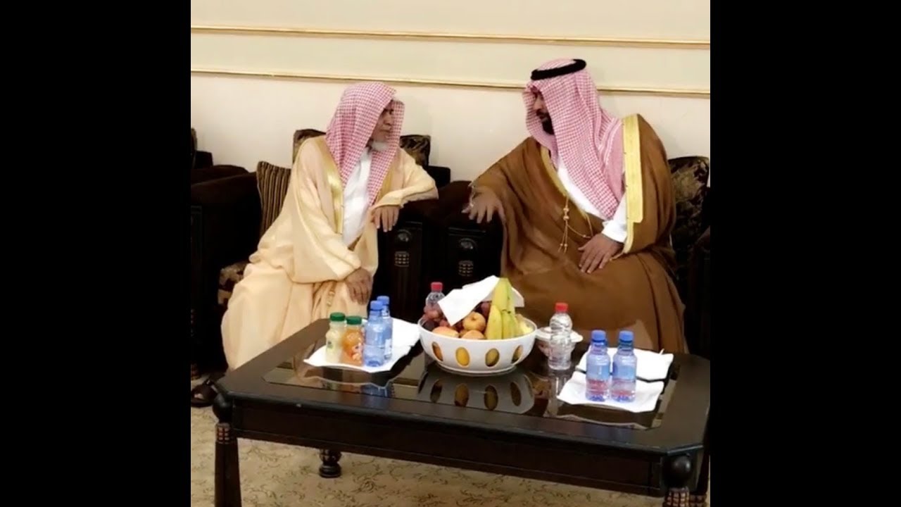 سمو أمير منطقة جازان بالنيابة الأمير محمد بن عبدالعزيز يعايد الشيخ أحمد بشير معافا بعيد الاضحى 1439