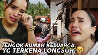 Tengok Rumah Keluarga yg terkena Longsor dan Mbah yg sedang sakit 😭😭😭