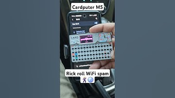rickroll Wi-Fi spam cardputer M5 #cardputer #m5 #wifi #wifispam #rickroll