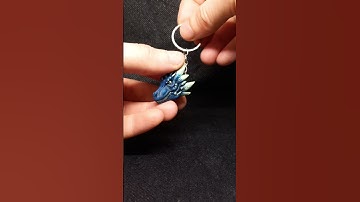 3D printed dragon keychain#3dprinting #toys #dragon #keychain #gameofthrones #toys #fantasy #3d