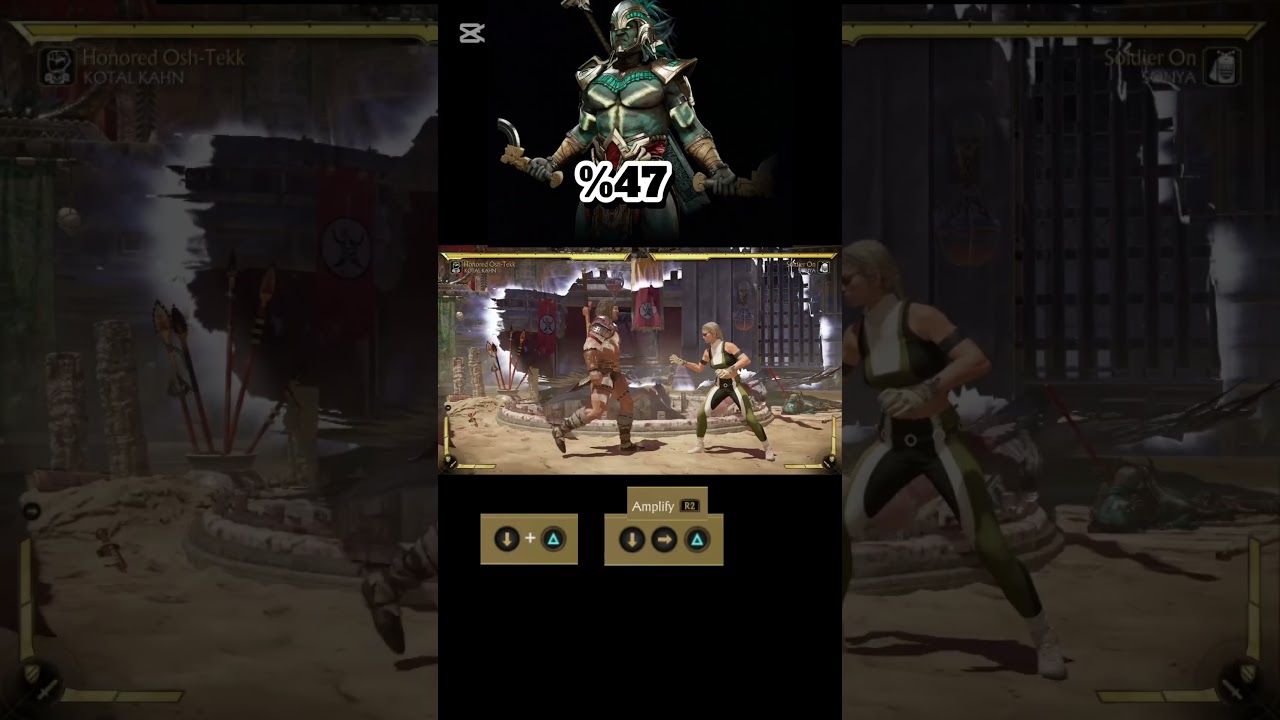 Kotal Kahn KrushingBlow Combo Tutorial %47 