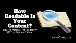 How Readable Is Your Content