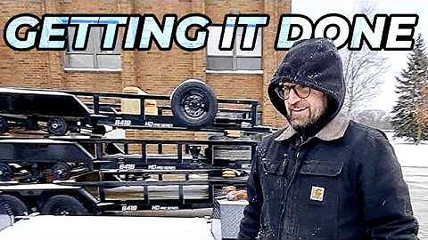 Unloading a Stack of Trailers