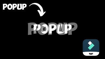 How To Make The Popup Text Effect In Filmora 13