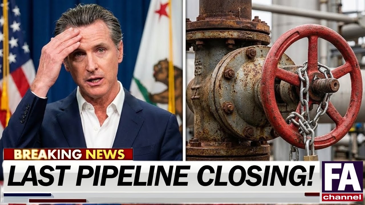 Governor Of California SCRAMBLES As State's Last Oil Pipeline Faces Shutdown!