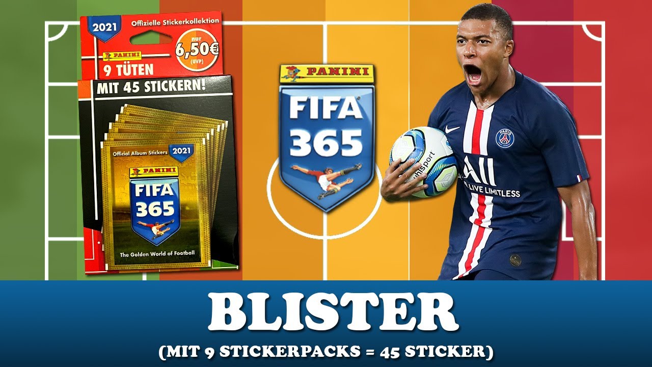 Fifa 365 2021 Sticker 50 Stickertüten 