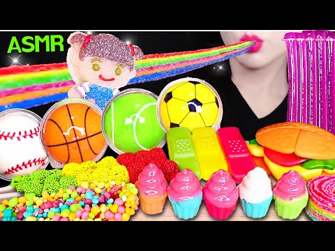 ASMR JELLY FOOD MUKBANG 젤리 먹방 JANE ASMR 제인