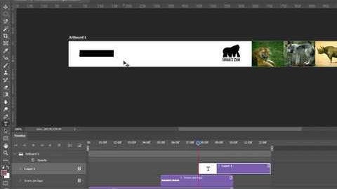Creating Photoshop banner ads using the timeline