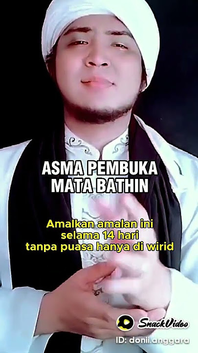 Asma Pembuka Mata Batin Ampuh