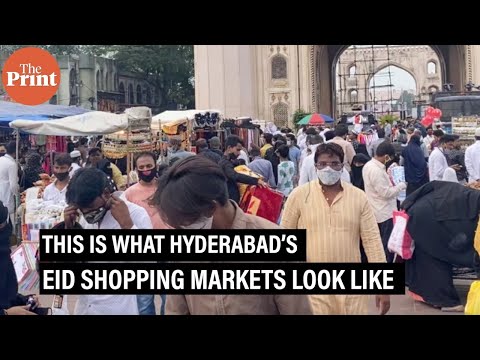 CM KCR does not want a lockdown, this is how Hyderabad’s Eid shopping markets look like