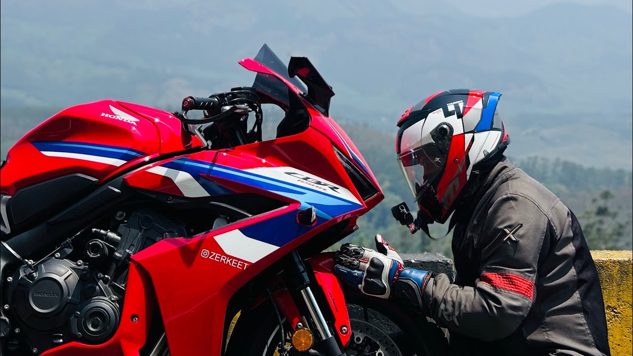 Cbr 650r 2025 Raw ride video-Munnar Gap road-Ride with superbikes