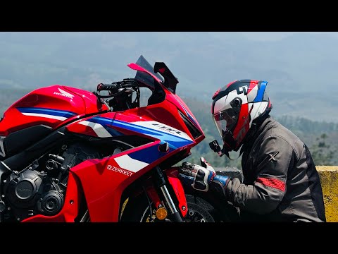 Cbr 650r 2025 Raw ride video-Munnar Gap road-Ride with superbikes