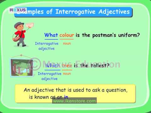 Interrogative Adjectives | English Grammar | iken | ikenedu | ikenApp