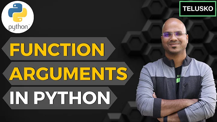 #33 Python Tutorial for Beginners | Function Arguments in Python