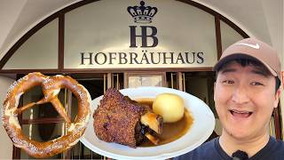 Is Germany's Most HYPED Restaurant Worth it? Trying Munich's Hofbräuhaus!