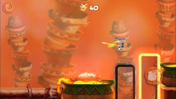 Rayman Fiesta Run Level 35 Crown Walkthrough