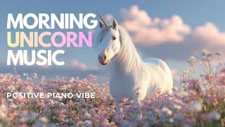 Morning Piano for Positive Energy | Cozy Aesthetic Music with a Cute Unicorn🌸 screenshot 5