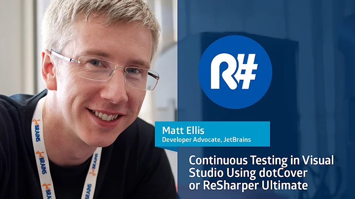 Continuous Testing in Visual Studio Using dotCover or ReSharper Ultimate
