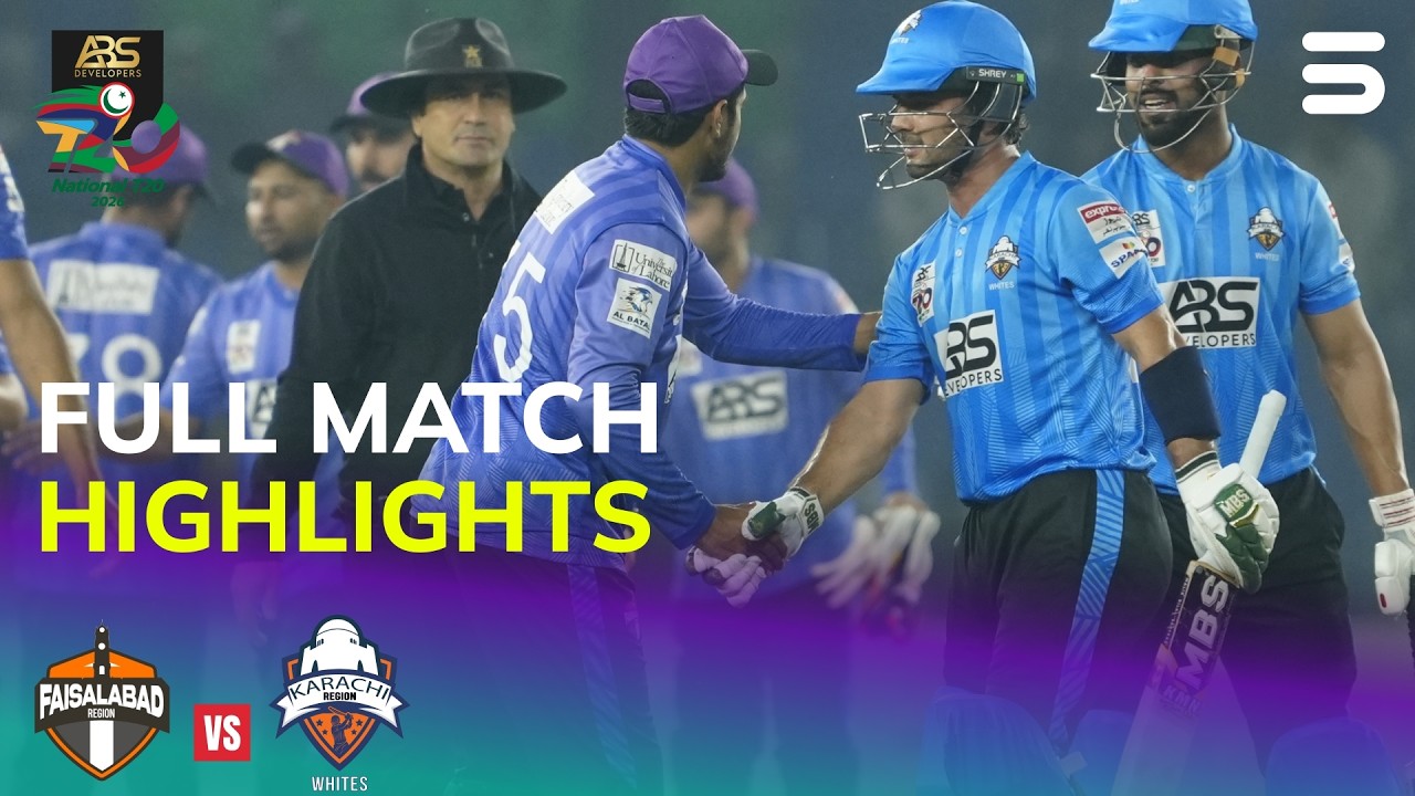Full Match Highlights | Faisalabad Karachi | M 2| National T20 Cup 2026 | MZA1U