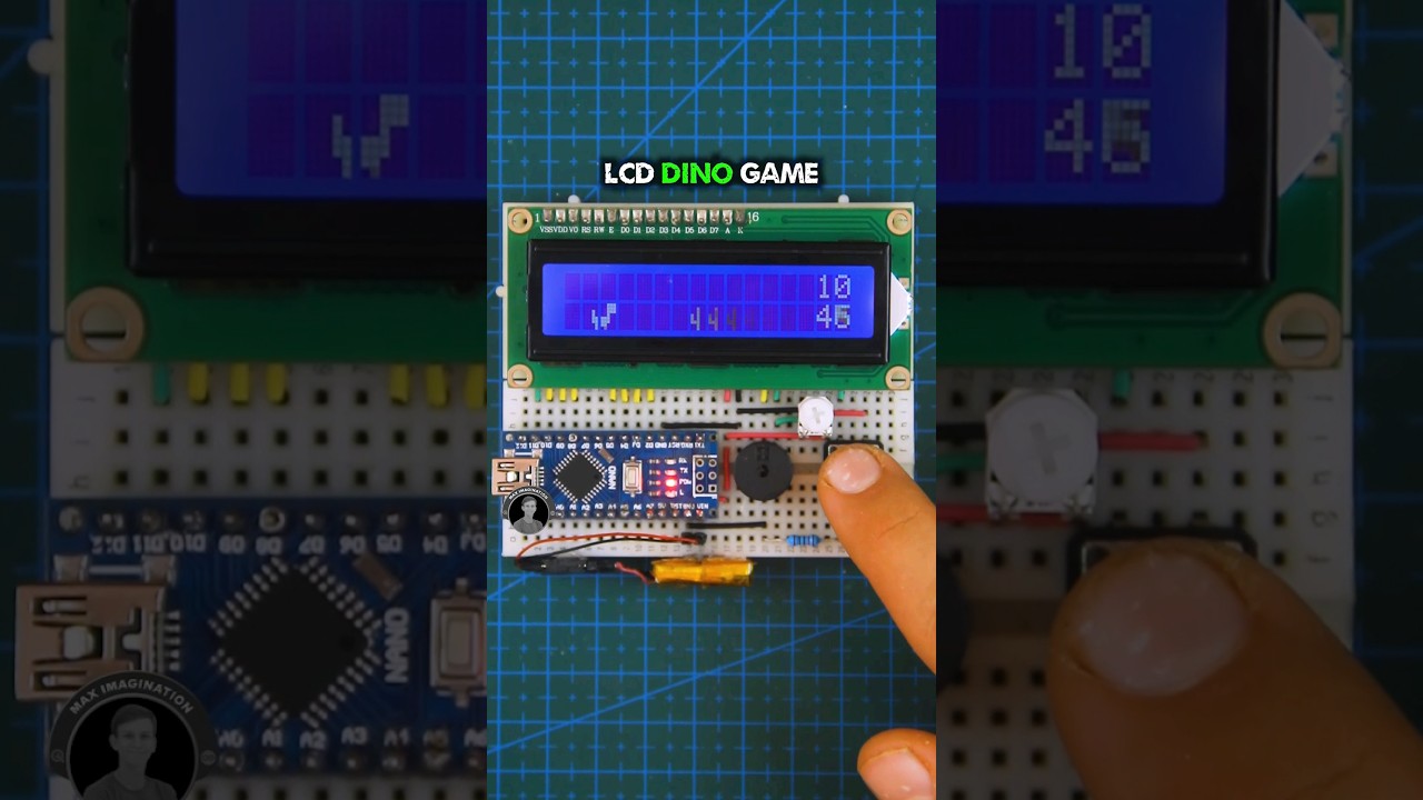 How to win Chrome Dinosaur game with Arduino - Arduino Circuit