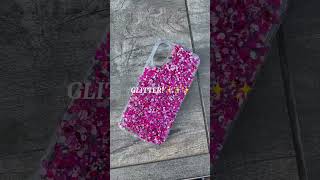 Make a glitter case w/me!!💗 #fyp #viral #blowup #preppy #aesthetic #phonecase