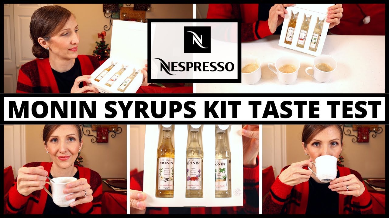 Nespresso Monin Syrups Kit Taste Test YouTube