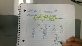 Eureka Grade 5 Module 2 Lesson 22: Division- 2-digit quotient