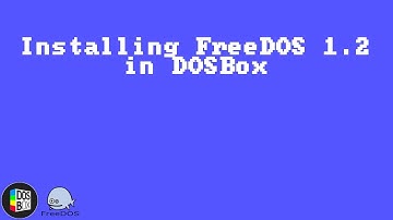 Installing FreeDOS 1.2 in DOSBox