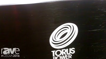 CEDIA 2016: Torus Power Exhibits TOT AVR Series Torodial Isolation Power Transformer