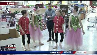 Toys For Tots fun: Adam Klotz Tries Ballet