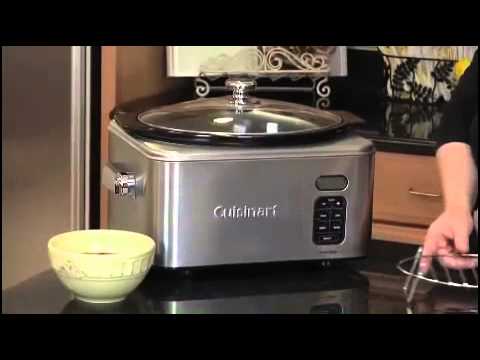 Cuisinart 3.5 QT Brushed Stainless Programmable Slow Cooker for