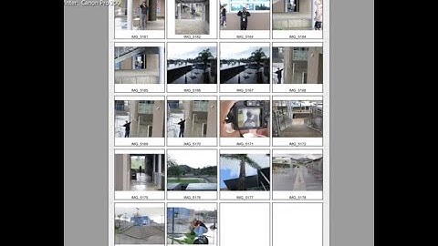 Creating a Contact Sheet Lightroom Classic