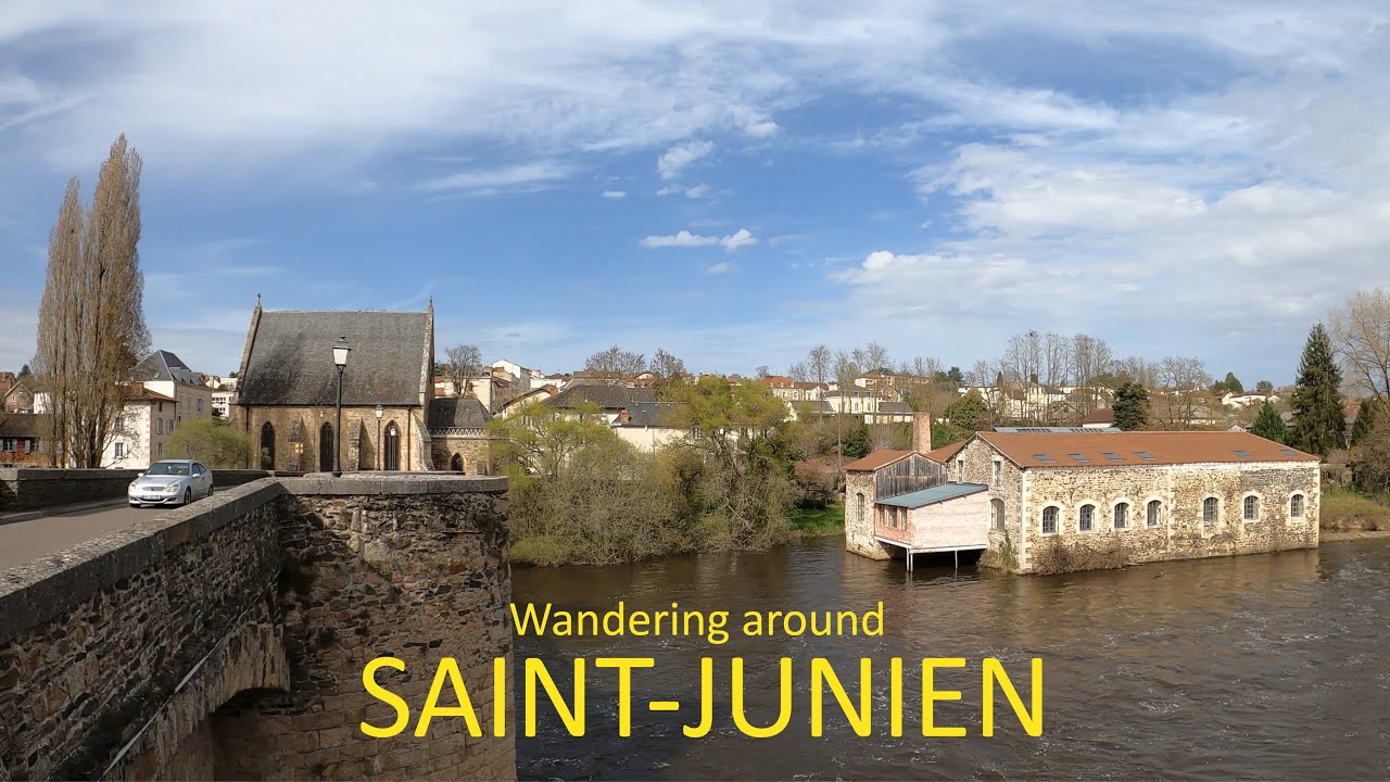 Wandering around Saint-Junien, Nouvelle-Aquitaine, France. A taste of this  interesting town